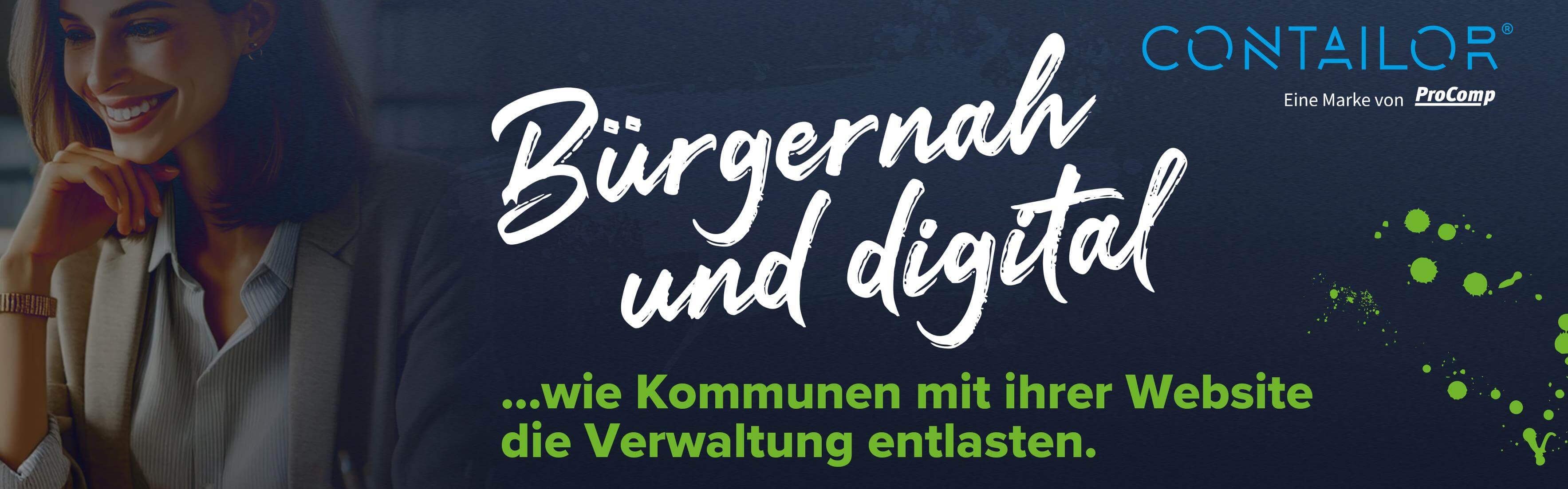Veranstaltungsbild Webinar Bürgernah und digital